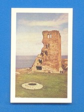 GREAT HOMES AND CASTLES.No.7.SCARBOROUGH CASTLE.CARD ISSUED BY SELLOTAPE IN 1974