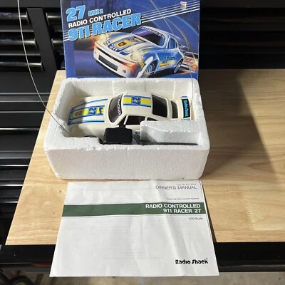 Radio Shack Radio Controlled 911 Racer  60-3094 27MHz Original Box  RC Car - Image 1 of 4