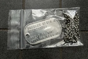 New Orleans Mardi Gras Krewe Of The Rolling Elvi 2018 Silver Dog Tag - Picture 1 of 2