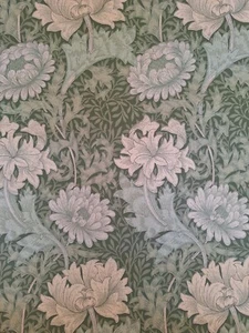 Morris & Co. wallpaper Chrysanthemum 7612/2 Willow vintage 1993 pressing - Picture 1 of 23