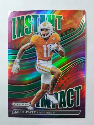 2023 Panini Prizm Draft Picks #II-12 Jalin Hyatt Instant Impact Green Prizm 🟢 - Image 1 of 4