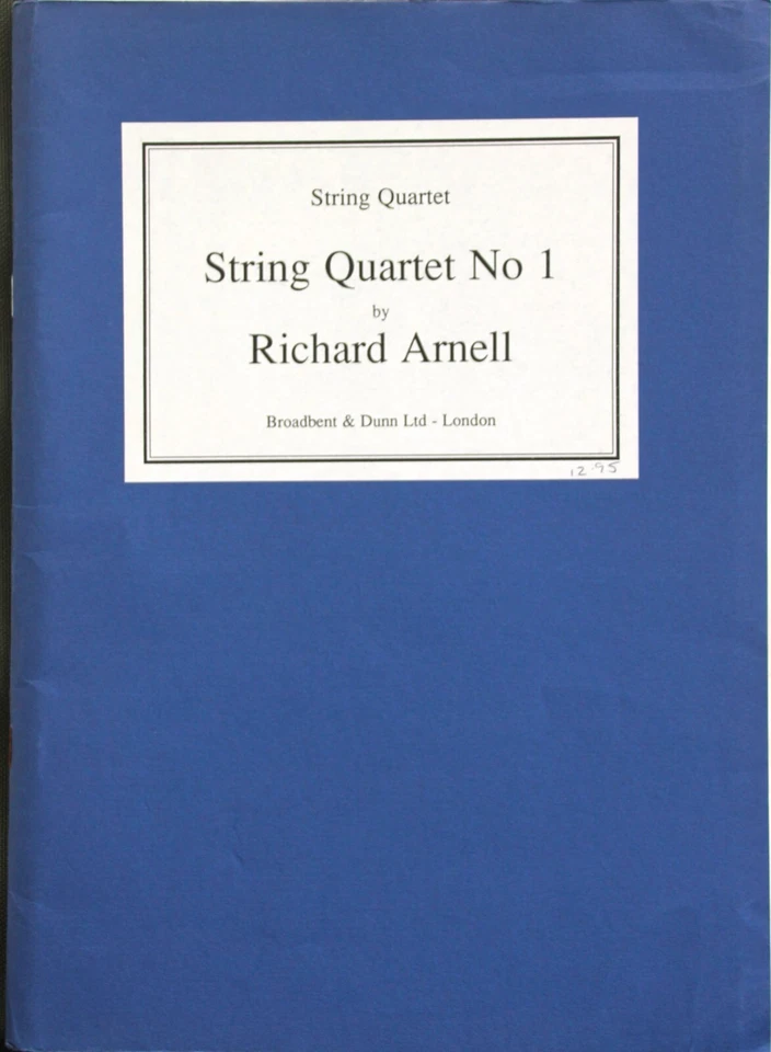 String Quartet no. 1  opus 4  by Richard Arnell - Image 1 of 1