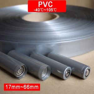 Silver PVC Heat Shrink Tubing Wrap RC Battery Pack LED Pin 9mm - 180mm Flat Size - Picture 1 of 4