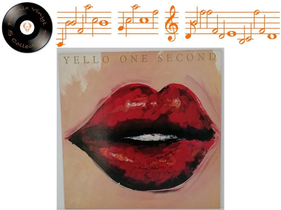 Yello One Second Vinyl LP A2 B2 Pressing - Near Mint Foto 1 de 4