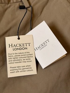 Hackett London slim fit Kensington chino Premium Bespoke Trousers 38R NWT NEW - Picture 1 of 12