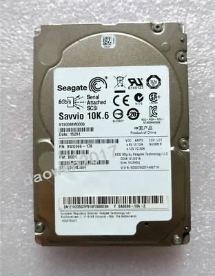 600GB 10k SAS 2.5" SAS 6Gb/s 64MB HARD DRIVE DELL HP TESTED SEAGATE ST600MM0006 - Image 1 of 3