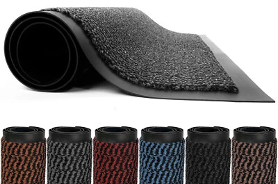 Heavy Duty Non Slip Indoor Door Mat Large Washable Rug Kitchen Floor Door Mats - Image 1 of 4