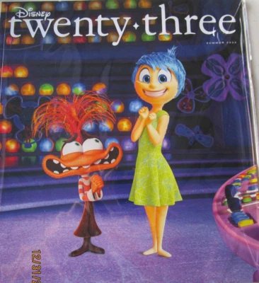 Nueva revista sellada Disney Twenty Three Inside Out 2 verano 2024 Foto 1 de 4