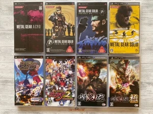 SONY PSP Metal Gear Solid & Disgaea 1 2 & Toukiden & Kiwami set from Japan - Picture 1 of 18