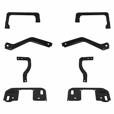 For 2009-2014 Ford F-150 Pickup 8Pcs Front Bumper Mounting Bracket Inner & Outer Foto 1 de 4
