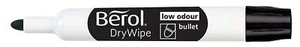 Marcador de pizarra Berol Dry Wipe punta de bala - paquete negro de 48 - Imagen 1 de 2