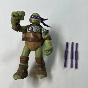 Donatello Flingers Nickelodeon Teenage Mutant Ninja Turtles 6 inch W/ 3 WEAPONS - Picture 1 of 3
