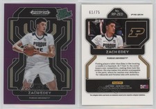 2022-23 Panini Prizm Draft Picks Rated Prospect Purple /75 Zach Edey #RP-ZED