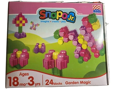 Snapo Jr - Garden Magic - 24 blocks - Made in the USA - Image 1 of 3