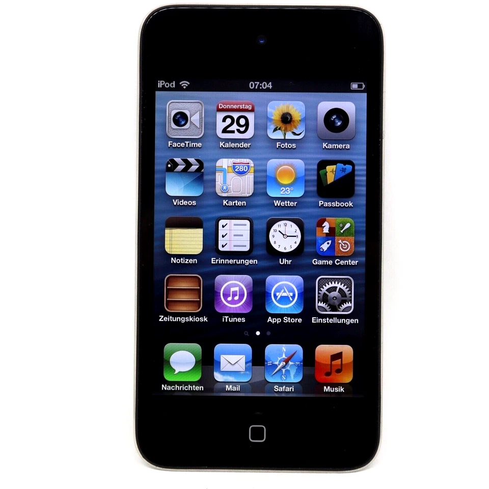 Apple iPod Touch 4th Generation 8GB schwarz / TOP / MP4-Player / bluetooth - Bild 1 von 4