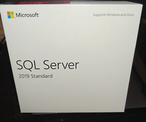 Microsoft SQL Server 2019 Standard, licence serveur 24 cœurs avec 25 CAL (DVD) - Photo 1/5