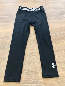 YOUTH UNDER ARMOUR PANTS BLACK SIZE 5 - Picture 1 of 3