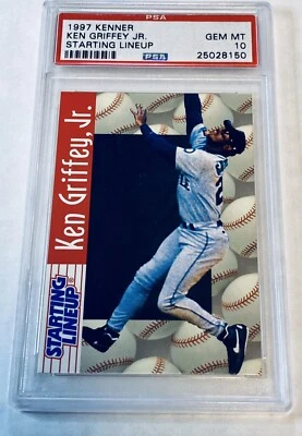 PSA 10 1997 Kenner Starting Lineup KEN GRIFFEY, JR. GEM MINT HOF MARINERS MLB - Image 1 of 2