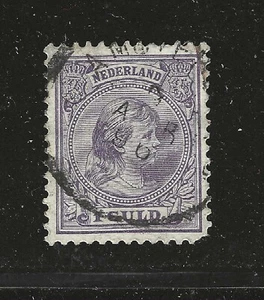 NETHERLANDS STAMP #50  — 1g PRINCESS — 1891 -- USED - Picture 1 of 2