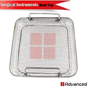 Surgical Instruments Mesh Tray Autoclavable Basket Sterilization Cassette - Picture 1 of 3