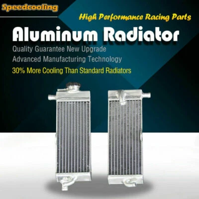 Radiador de aluminio de 2 filas para Yamaha YZ125 YZ250 YZ400 1996-2001 Foto 1 de 4