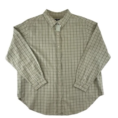 NUEVO CON ETIQUETAS Camisa Venezia Mujer 14/16 Verde Cuadros Manga Larga Exterior Ropa de Trabajo Camionero Foto 1 de 4