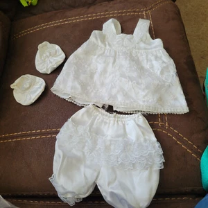 Build A Bear Bride Wedding Dress Outfit Lace - Picture 1 of 2