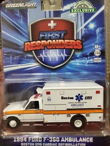Greenlight scala 1/64 Boston, Massachusetts defibrillazione cardiaca ambulanza - Foto 1 di 2