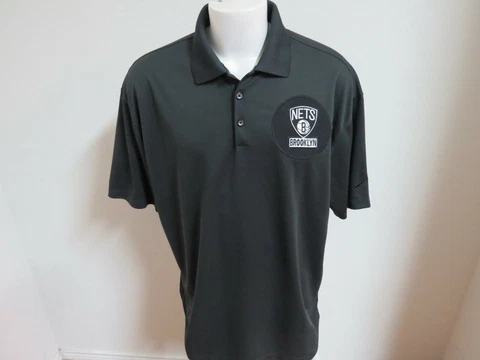 Sz S-2XL Nets Nike Dri-Fit Mens Polyester #30L Polo Shirt Cover