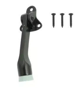 Parachoques de puerta EVERBILT negro mate grado comercial 28147 - Imagen 1 de 3
