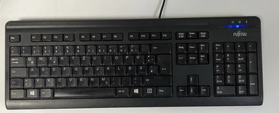 Fujitsu KB410 K Tastatur, Schwarz, USB - Bild 1 von 4