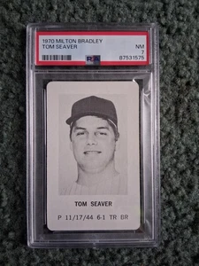 1970 MILTON BRADLEY BASEBALL SET(Not Topps) TOM SEAVER PSA 7, HOF, Rare! - Picture 1 of 2