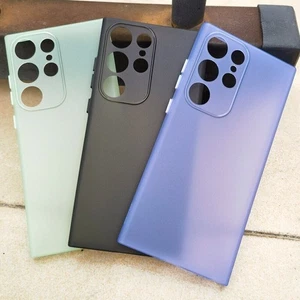 Funda TPU suave mate esmerilada delgada de 0,3 mm para Samsung Galaxy S24 S23 Ultra - Imagen 1 de 31