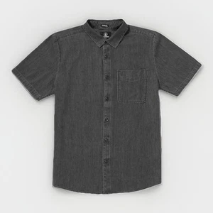 NWT Volcom Regular Date Knight Short Sleeve Classic Fit Button Down Shirt - Med - Picture 1 of 7