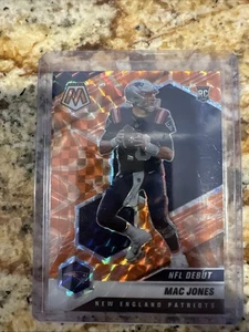 2021 Panini Mosaic Football MAC JONES NFL Debut #245 RC Reactive Orange PRIZM SP - Picture 1 of 4