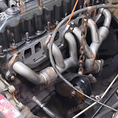 S/S Exhaust Manifold &Gasket Kit FIT 1991-1999 Jeep Grand Cherokee Wrangler 4.0L - Image 1 of 4