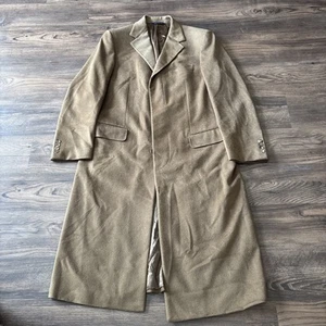 Brooks Brothers BrooksStorm Loro Piana Storm System Cashmere Overcoat 40R Flaw* - Picture 1 of 18