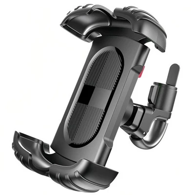 Motorcycle Phone Mount Military 100mph Anti-Shake Auto Lock Bike Phone Holder - Image 1 of 4