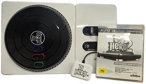 Tocadiscos DJ Hero + DJ Hero 2 y dongle para Sony PS3 PlayStation 3 - Imagen 1 de 5