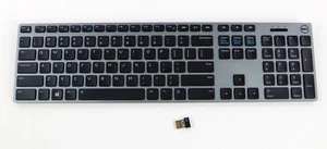 Dell Premier Wireless Bluetooth Keyboard (US) WK717 with USB Receiver Dongle - Picture 1 of 3