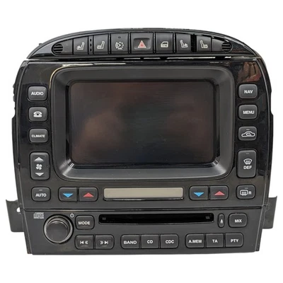 2004-2009 Jaguar XJ8 XJR Vanden Plas GPS Navigation Display Screen CD Player OEM - Image 1 of 4