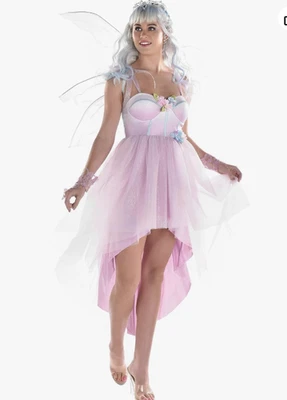 Amscan Pink Fairy Flower Sparkly Tulle Costume Size Small - Image 1 of 4