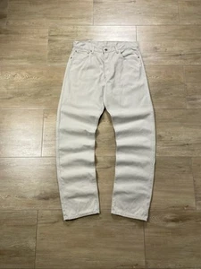 Pantalones de mezclilla vintage años 90’s Levis 517 beige hechos en Italia para hombre talla W36 L34 - Imagen 1 de 11