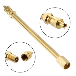Valve Stem Extension Pole Tires Trucks Autos Extension Rods Golden Color - Picture 1 of 7