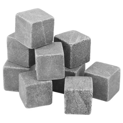 2Set 9pcs/Set Whiskey Stones Sipping Ice Cubes Cooler Reusable Wine Drinks ZZ - Image 1 of 4