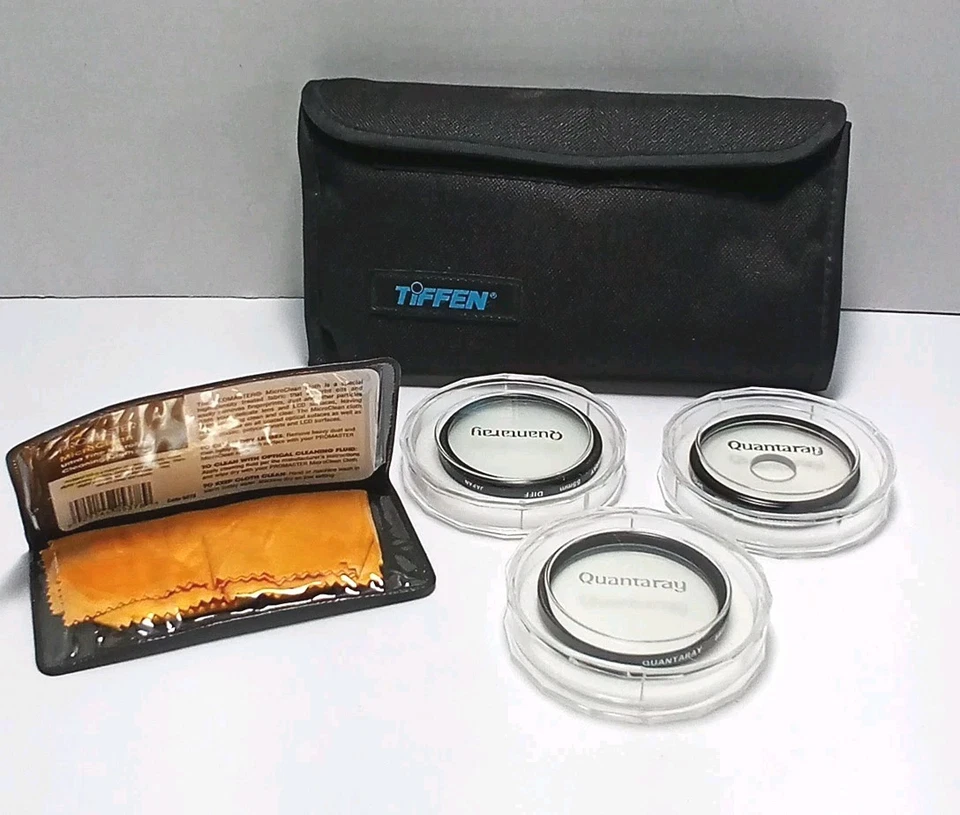 Quantaray 55mm C.S. Spot And Diffuser Lens Plus Storage Case And Cleaning Cloth - Image 1 of 1