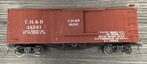 HO Scale Custom Box Car C.H. & D. #48341 Built by MMR 394 Used - Picture 1 of 6