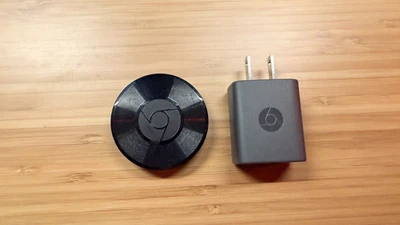 PREOWNED: Google Chromecast Audio - Model RUX-J42 - Image 1 of 4