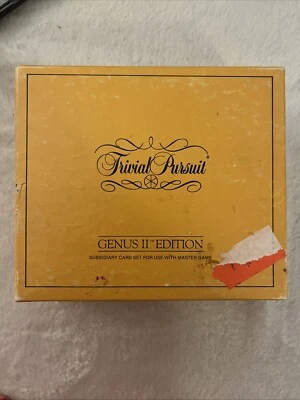 Trivial Pursuit Genius II Edition Subsidiary Card Set for Master Board Game - Image 1 of 4