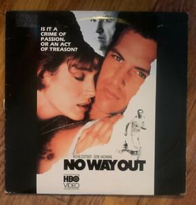 NO WAY OUT Laserdisc * 1987 * Kevin Costner Gene Hackman Sean Young